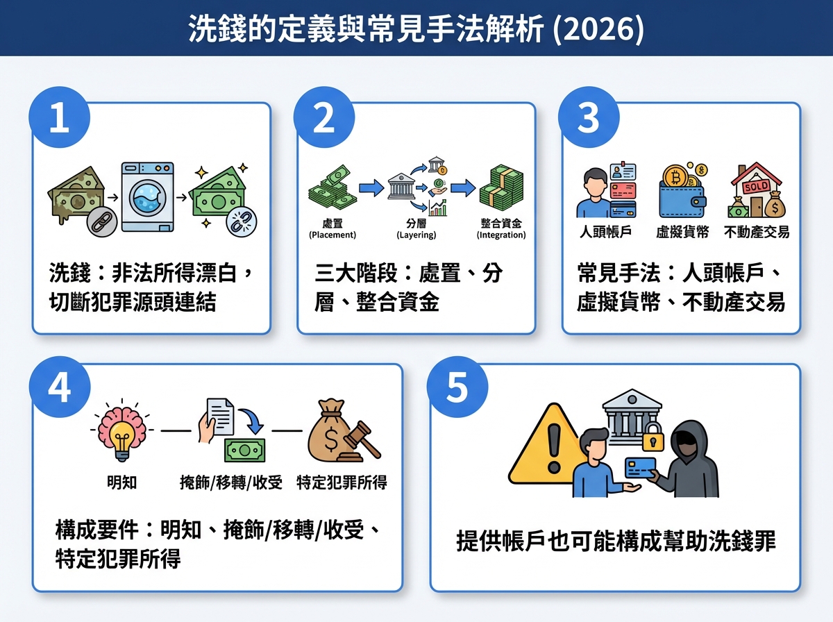 2026 洗錢的定義與常見手法解析