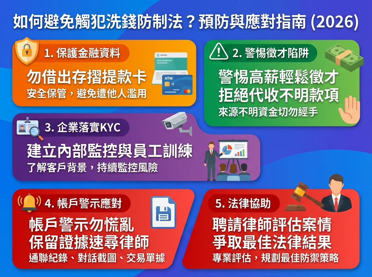 如何避免觸犯洗錢防制法?預防與應對指南 (2026)